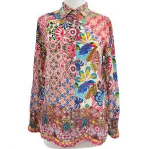 NEW SHANA APPAREL women's button down blouse